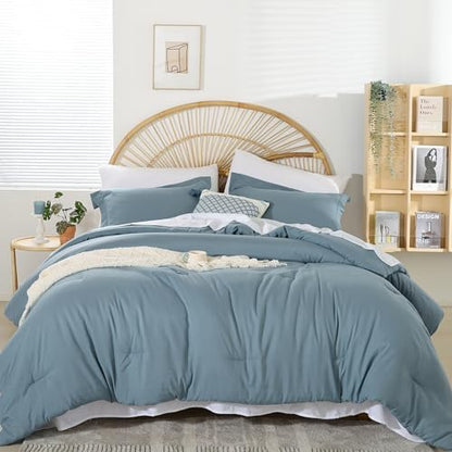 weigelia Full Comforter Set with Sheets - 7 Pieces Bed in a Bag Full
