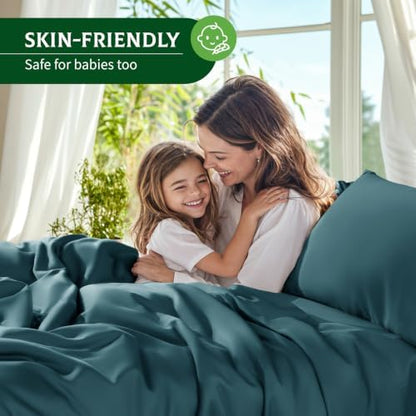 SONORO KATE 100% Viscose Derived from Bamboo_Sheets, Extra Deep Pocket,4PC