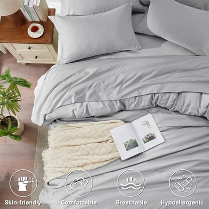 Anluoer Full Size Comforter Sets, 7 Piece Bed in a Bag Full Bedding Sets