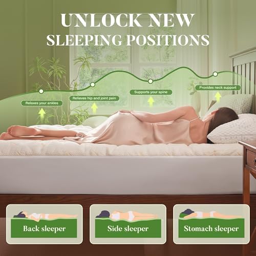PRIMESOFT King Size Mattress Topper, Thick Pillow Top Mattress Pad，Up to 21 Inch Deep Pocket,Soft Breathable Mattress Pad for Back Pain, Waterproof Protector Cover(Beige)