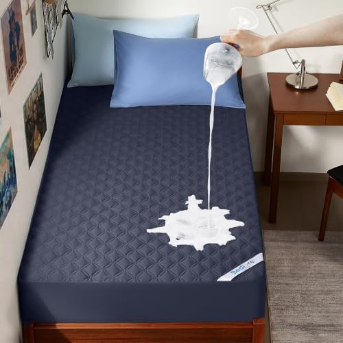 BEDLORE Waterproof Twin XL Mattress Protector, Deep Pocket, College Dorm