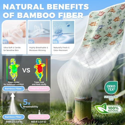 Potty Training Pee Pads for Kids & Toddlers Viscose from Bamboo 3 Pack, 100% Waterproof Absorbent Non-Slip Bed Wetting Pad for Twin Beds, Reusable Washable Sheet & Mattress Protector, 36x36