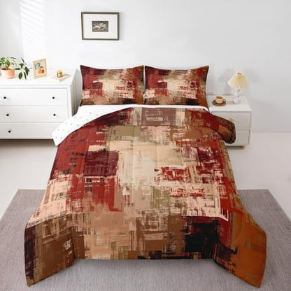 Feelyou Buffalo Check Comforter Set King Size Kids Duvet