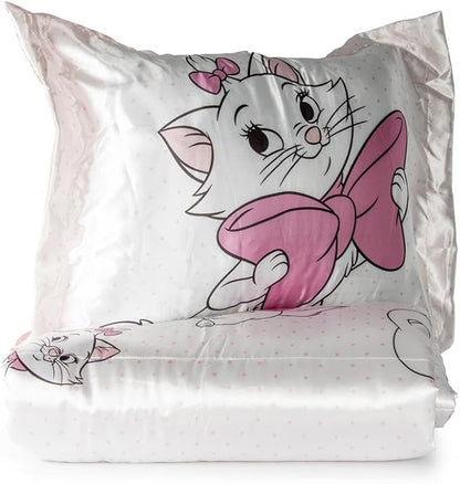 Jay Franco Kids Comforter Set Includes Sheets and Pillow Covers - Soft and Cozy Bed Set for Stylish Room Decor, White - Aristocats, 5 Piece Twin Size Bedding