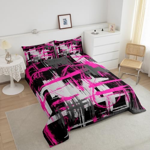 Feelyou Striped Comforter Set Twin Size Kids Boys Bedding