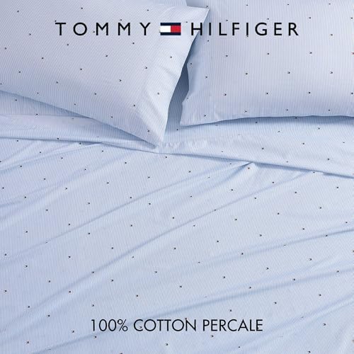Tommy Hilfiger - Twin XL Sheet Set with Fitted Sheet & Pillowcases