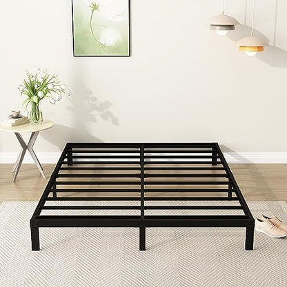DiaOutro 9 Inch Full Size Bed Frame Heavy Duty Low Profile Metal Platform