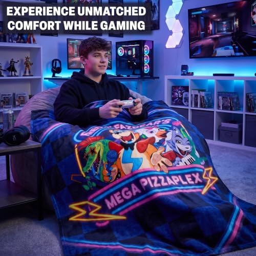 Get Trend Five Nights at Freddy's Fleece Throw Blanket for Boys, 51 x 59 in