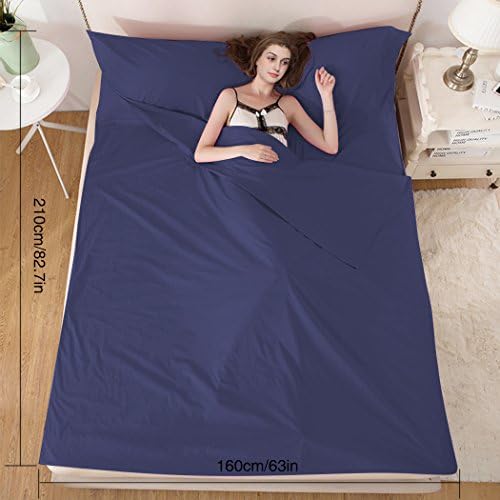 SOMOYA Sleeping Bag Liner Lightweight Portable Foldable Travel Sheet Sack