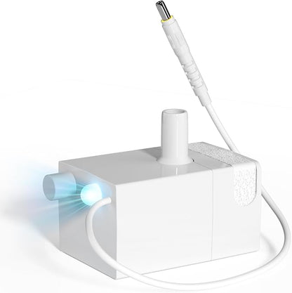 Water Pump with Shortage Alert Sensor and LED Light for Petlipo Wireless Cat Water Fountain