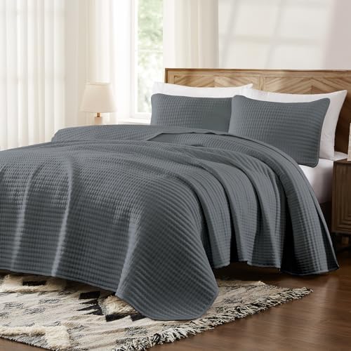 Queen Quilt-Lightweight Bedspreads Grey Queen Size Quilt Bedding Set