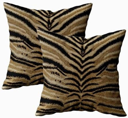 TOMWISH Animal Skin Pattern Print Throw Pillow Covers 24x24 in Set of 2