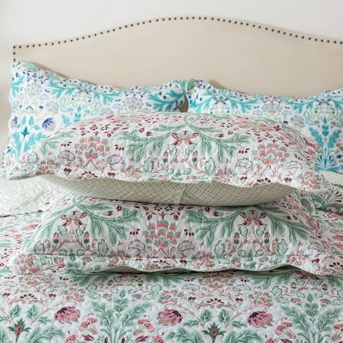 HoneiLife Quilt Set King Size - Microfiber Bedspreads 3-Piece,Reversible Coverlets Lightweight Bedcover King Quilt Bedding Sets