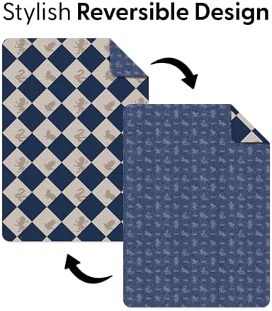 Harry Potter Herald Call Twin Quilted Throw Blanket Adults Boys Girls, Soft Lightweight Bedding for Bed, or Couch, 60 x 90 inches