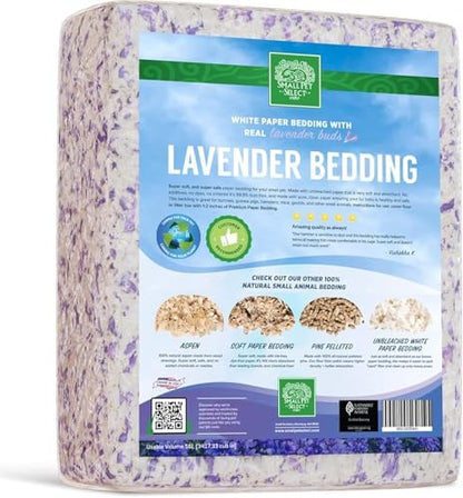 Small Pet Select Lavender Paper Bedding, Odor Control, 56 L