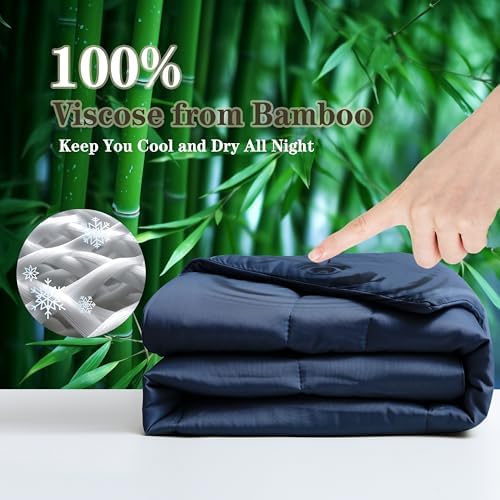 Bamboo Viscose Summer Comforter/Blanket Twin Size, 68 x 90 Inches