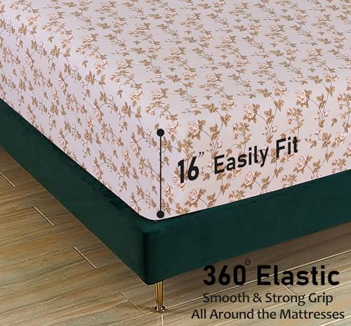 RUVANTI Flannel Sheets Set Full Size, Dazzale