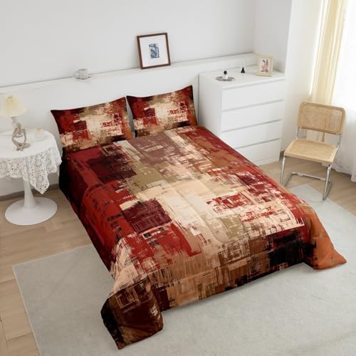 Feelyou Buffalo Check Comforter Set Toddler Size Kids Duvet