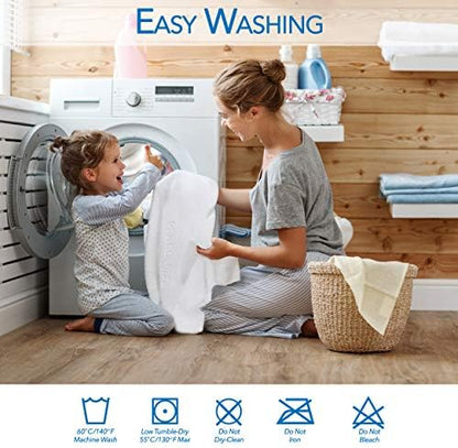 PlushDeluxe Bamboo Waterproof Mattress Protector, Twin XL Size, Ultra Soft