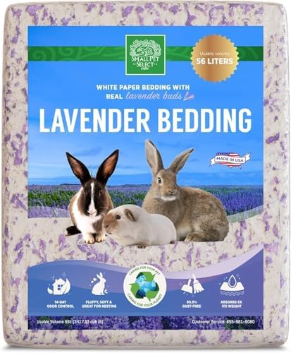 Small Pet Select Lavender Paper Bedding, Odor Control, 56 L