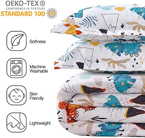 JSD Dinosaur Kids Comforter Set Queen Size