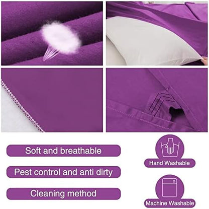Sleeping Bag Liner, Camping Travel Home Bed Sheet Compact Sacks