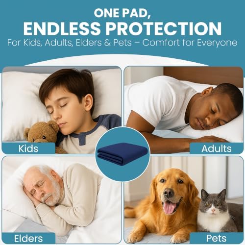 Epica Incontinence Bed Pads Washable Waterproof, 34"x52" (1 Pack)