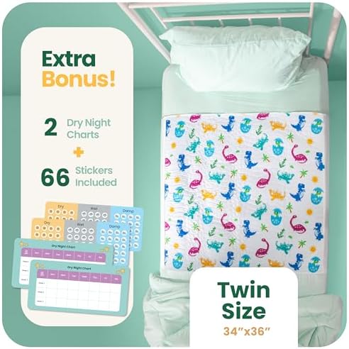 IMPROVIA® Pee Pads for Kids - Bed wetting Pads for Kids Potty Training