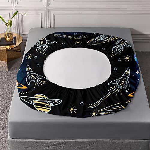 HOSIMA Axolotl Queen Bedding Sets for Kids,1 Fitted Sheet+2 Pillowcases.