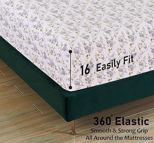 RUVANTI Flannel Sheets Queen Size, Sand Rose