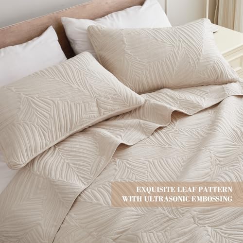 Exclusivo Mezcla Lightweight Full Queen Quilt Bedding Set, Soft Microfiber