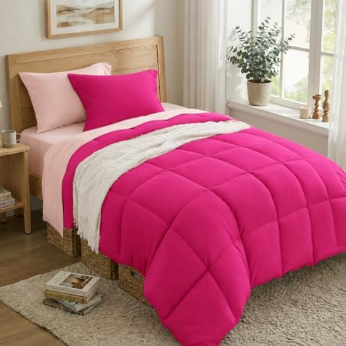 Anluoer Twin XL Comforter Set, 5 Piece Twin XL Bed in a Bag Bedding Sets