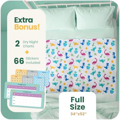 IMPROVIA® Pee Pads for Kids - Bed wetting Pads for Kids Potty Training