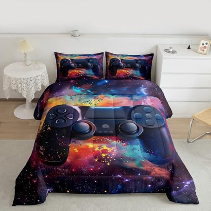 Feelyou Kids Boys Graffiti Gamer Comforter Twin Size