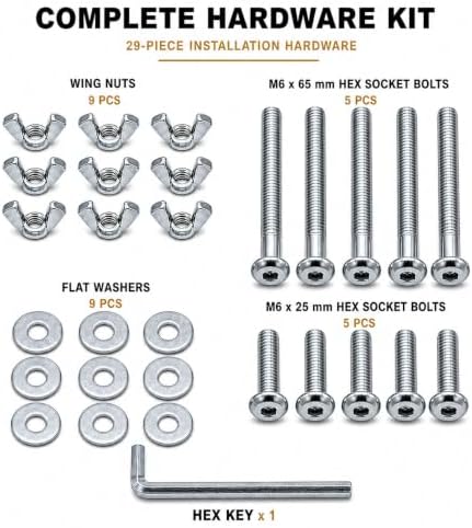Yuleimy Right Angle Headboard Brackets for Metal Bed Frame, Black, 2 Pack