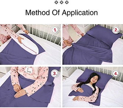 Sleeping Bag Liner All-Season Travel Sleep Sack for Adults