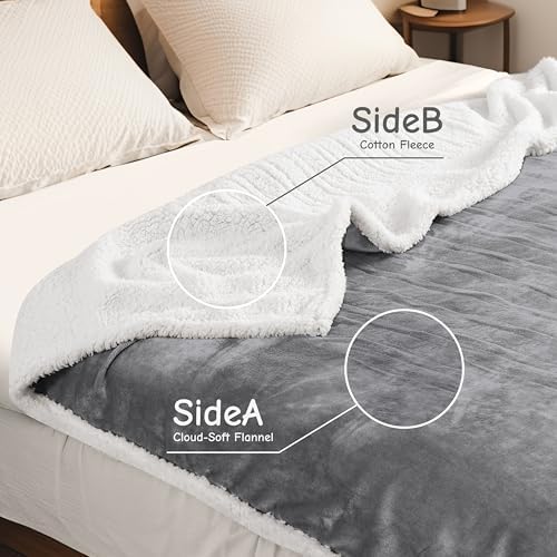 Soypipo Electric Heated Blanket 50"x60", 9 Heat Settings 10-Hour Auto-Off