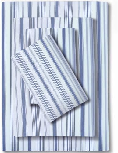 Feather & Stitch 100% Cotton Sateen 500 TC Cal King Size Bed Sheet Set