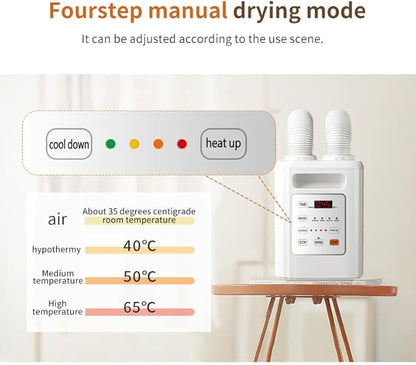 Portable remote control blanket heater, comfortable warm air, sweat absorbing and drying, suitable for climate change, suitable for all seasons, can dry shoes, clothes, blankets, bed heating blankets