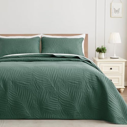 Exclusivo Mezcla Lightweight Full Queen Quilt Bedding Set, Soft Microfiber