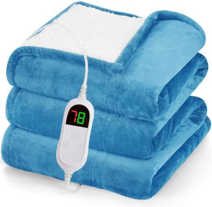 greenoak Heated Blanket Electric Throw Heating 50"X60",Gifts for Women