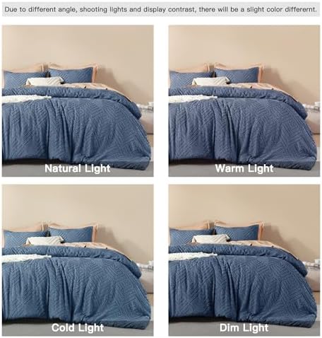 Litanika Super King Plus Comforter Set, 3 Pcs Tufted Boho Bedding Set