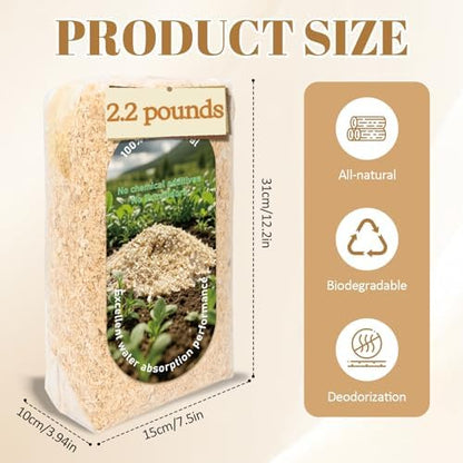 2.2 Pounds for Compost Toilets Sawdust