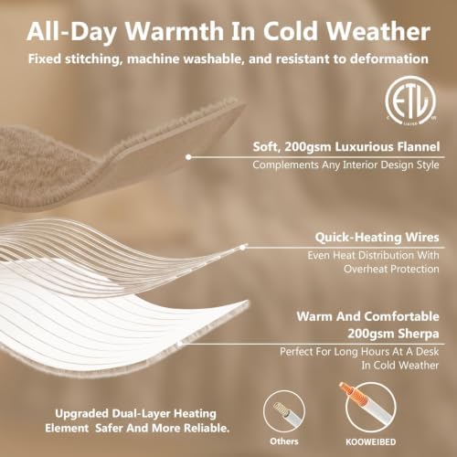 Heated Blanket Queen Size，Dual Control Electric Warm Throw with Preheat & Memory Function, 10 Heat Settings, Fast Heating, Premium Quilted, Machine Washable, 84"×90"