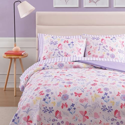 Queen Comforter Set with Sheets for Girls-7 Pieces Soft Queen Bedding Sets