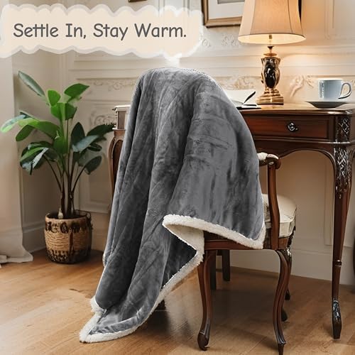 Soypipo Electric Heated Blanket 50"x60", 9 Heat Settings 10-Hour Auto-Off
