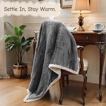 Soypipo Electric Heated Blanket 50"x60", 9 Heat Settings 10-Hour Auto-Off