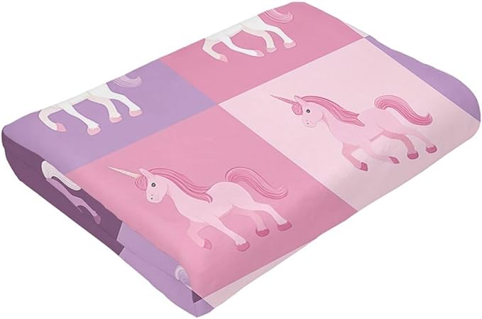 Unicorn Blanket Super Soft Warm Fluffy Fleece Flannel Fantasy Throw Blanket Cozy Fuzzy Plush Stuff Bedding Blankets Gifts for Women Kids Boys Girls Adults 50"X40"