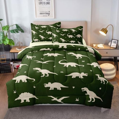 Boys Dino Full Comforter Set