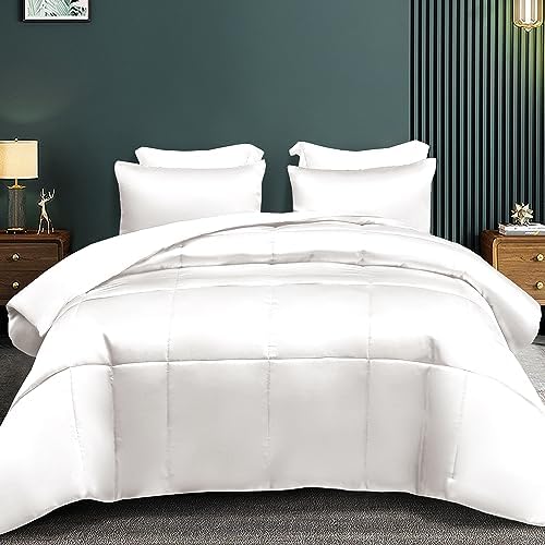Whale Flotilla 2-Piece Reversible Silky Soft Breathable Twin Comforter Set